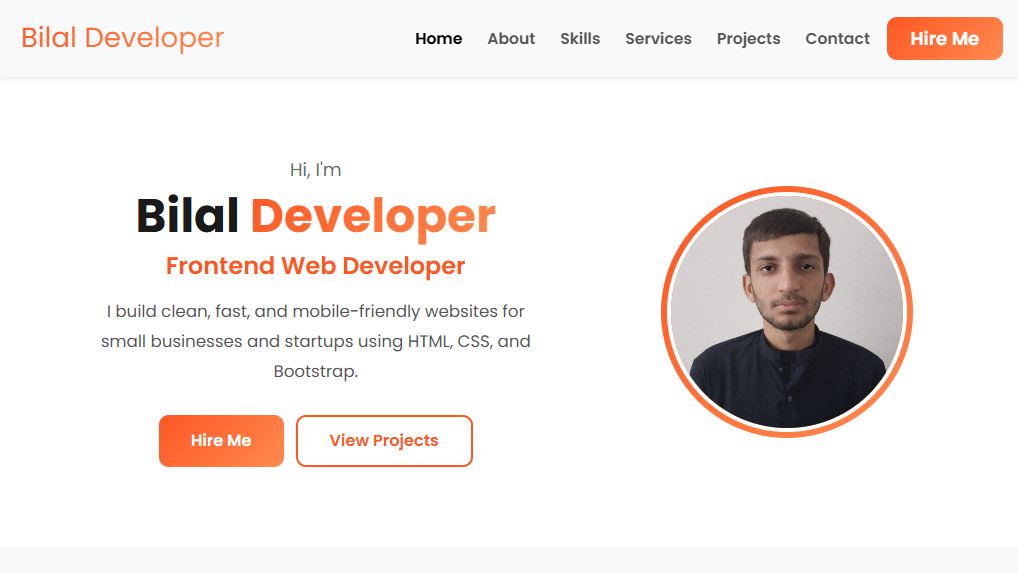 Personal Portfolio Showcase